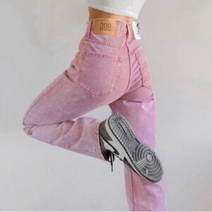 BDG Pink Flare & Wide Leg Jeans
